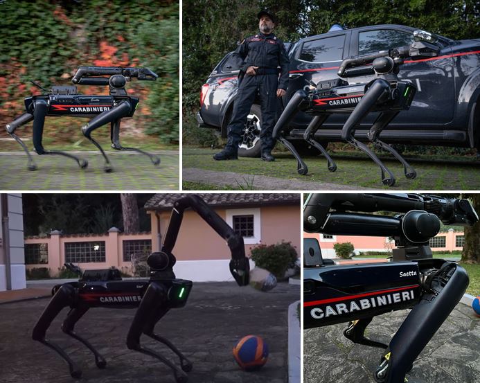 Arruolato Saetta, primo cane robot dei Carabinieri - Cremaoggi